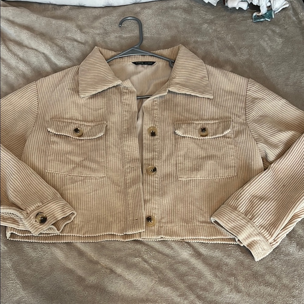 Beige Corduroy Jacket